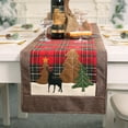 thumbnail image 4 of Camino de mesa navideño Dinheiro, decoración del hogar de granja de Feliz Navidad para mesa de centro, banquete de boda, 4 of 6