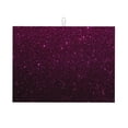 thumbnail image 1 of Fotbe Dark Purple Glitter Alfombrilla de Secado para Cocina con Estampado, 18x24 Pulgadas, 1 of 7