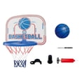 thumbnail image 1 of Juego de aro de baloncesto, regalo para el hogar, divertido kit de mini aro de baloncesto para montar en la puerta Azul naranja, 1 of 9