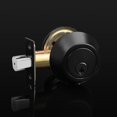 thumbnail image 5 of y Black Keyed Alike Double Cylinder Deadbolts Door Locks Round Keyed Both Sides Combo Door Locksets with Same Key for Exterior or Interior Doors 3 Pack Double Cylinder Deadbolt(Keye, 5 of 5