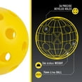 thumbnail image 2 of Franklin Sports X-26 Indoor Pickleballs - Official Size - Yellow - 12 Pack, 2 of 10