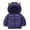 C, variant on 1-6Y Toddler Boys Girls Winter Warm Hooded Puffer Coat Jacket Kids Casual Zipper Thickened Snow Clothes Overcoat Outerwear With Pockets