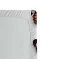 thumbnail image 2 of Ambesonne Exotic Fitted Sheet, Spring Monarch Bug, Queen Size, Dark Brown Marigold, 2 of 2