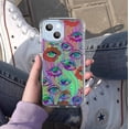 thumbnail image 5 of Trippy Eyes Case for iPhone 14 Plus,Aesthetic Art Design Pattern Soft TPU Bumper Case Cover, 5 of 5