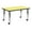 Yellow, variant on Emma + Oliver Mobile 30x48 Yellow Thermal Laminate Preschool Activity Table