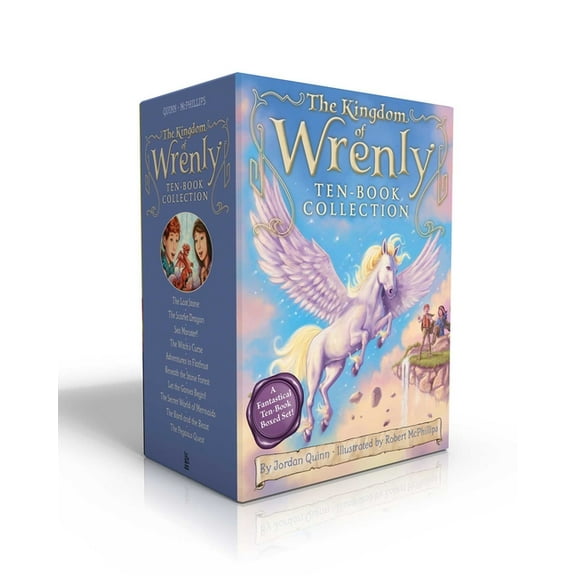 Kingdom of Wrenly The Kingdom of Wrenly Ten-Book Collection (Boxed Set): The Lost Stone; The Scarlet Dragon; Sea Monster!; The Witch's Cur, (Paperback)