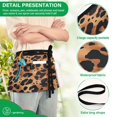 thumbnail image 4 of Yayeee Waist Apron with Pockets for Cooking Waterproof Half Server Aprons, Leopard Pattern, 4 of 7