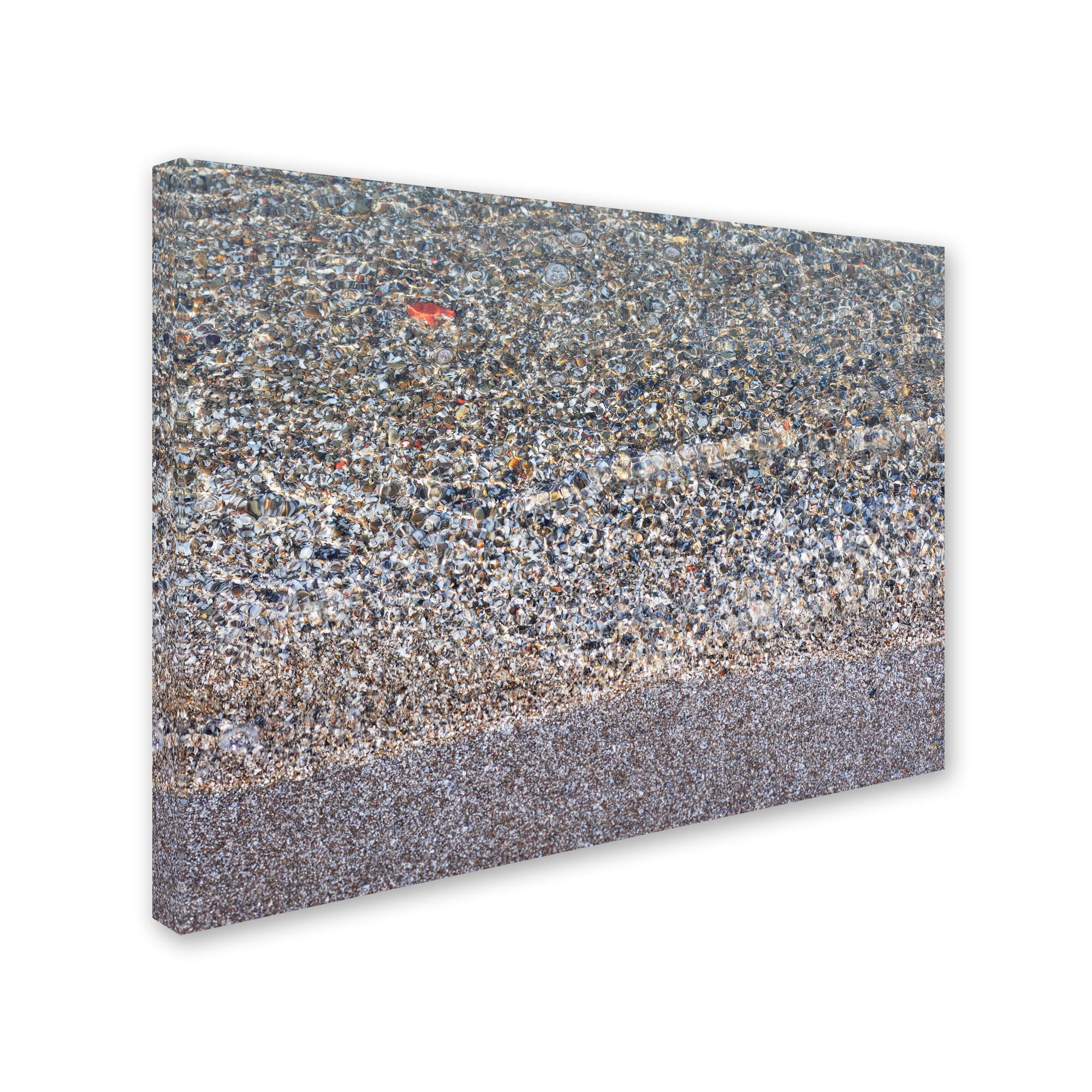 Trademark Fine Art "Lakeshore Abstract" Canvas Wall Art by Kurt Shaffer