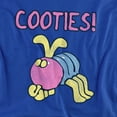 thumbnail image 2 of Cootie Ive Got Cooties Women's T Shirt, Royal, Medium, 2 of 6