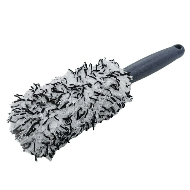 Car Wheel Rim Cleaning Brush Portable Plush Car Wheel Hub Brush Washing Tool
