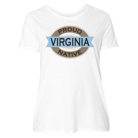 Proud Virginia Native Women's Plus Size T-Shirt