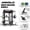 Smith Machine Power Rack-Black/Weight Bench-Black/Barbell-Black/230 LBS Weight Plates, variant on Mikolo Smith Machine Home Gym, All-in-One Power Rack with Smith Cage and Functional Trainer, Squat Rack with 2:1 Dual Pulley Cable System and Extended Forward Reach, Vertical Leg Press