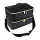 thumbnail image 5 of Organizador de esmalte de uñas Yuyangstore doble capa gran capacidad impermeable negro, 5 of 8