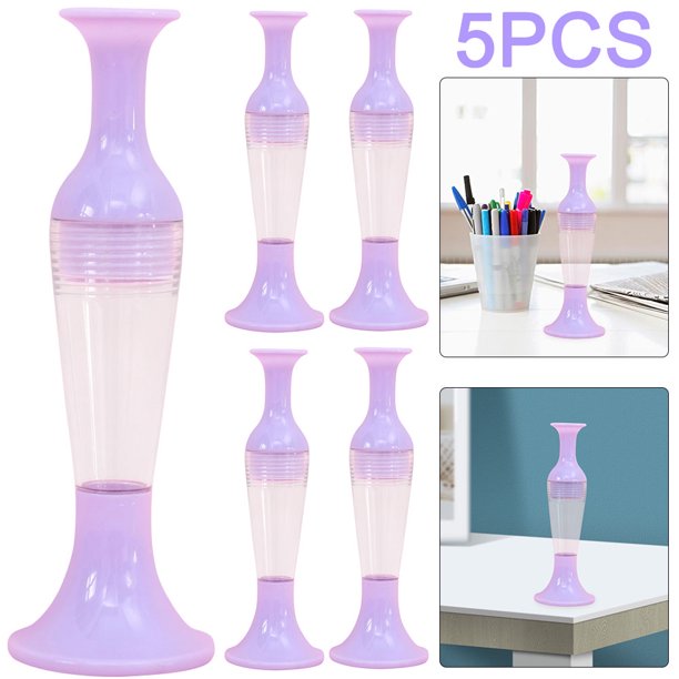 5 Uds Maceta 5D Diamante Pintura Punto Taladro Manualidades DIY (sin Taladro) Púrpura