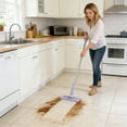 thumbnail image 3 of Clever Wet and Dry Mini Mop: Features Automatic, No-Wash Cloth Changing. The Snap-Grip and Zero-Touch Clip Make Cleaning Effortless., 3 of 6