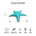 thumbnail image 3 of Big Joe Royal Starfish Float No Inflation Needed Novelty Pool Float, Fuzzy Peach Spacer Mesh, Quick Draining Fabric, 5 feet Big, 3 of 8