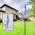 thumbnail image 1 of Metal Windmill,Colorful Outdoor Decor,Detachable Iron Windmill,Wind-Powered Yard Ornament,Lightweight and Portable Design,Garden Patio Use,Note, 1 of 6
