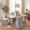 Grey, variant on LEHZROAJ Linen Fabric Upholstered Dining Chairs Set of 2,Modern Armless Side Chair High Back for Dining Room,Living Room,Kitchen(Grey)