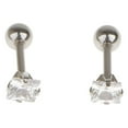 thumbnail image 3 of EHJRE Women Girls Fashionable Body Jewelry Party Charms Square Zircon Lip Ear Stud, 3 of 7