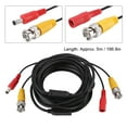 thumbnail image 4 of BNC CCTV Extension Cable Video Coax Cable Commercial Residential 10M Professional Black, 4 of 7