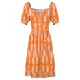 thumbnail image 4 of Cheerful Robe Sans Manches Imprimé Homard orange pour Femmes Été, 4 of 4