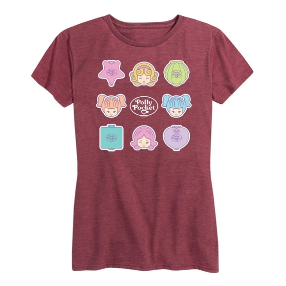 Polly Pocket - Polly Pocket Grid - Women's Short Sleeve Graphic T-Shirt