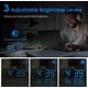 thumbnail image 5 of 3D LED digital alarm clock, wall clock, digital clock, 3D LED alarm clock with 3 adjustable brightness, 5 of 5