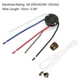 thumbnail image 3 of Uxcell Ceiling Fan Switch 3 Speed 4 Wire ZE208S E89885 Pull Chain Switch Light Switch Replacement, Bronze Chain 1 Set, 3 of 6
