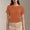 Orange, variant on TIANZEN Women's Spring/Summer Round Neck Lace Trimmed Short Sleeve T Shirt Stylish And Casual Top Women Shirt Long Sleeve Layering T Shirt for Women Casual Summer