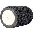 thumbnail image 4 of LINLIN 4 piezas 1:10 RC On Road Rally Car neumáticos de caucho de grano neumáticos de plato duro llantas accesorios piezas compatibles con 1/10 RC Buggy Buggy Run Flat Drift Car Traxxas HSP Tamiya, 4 of 6