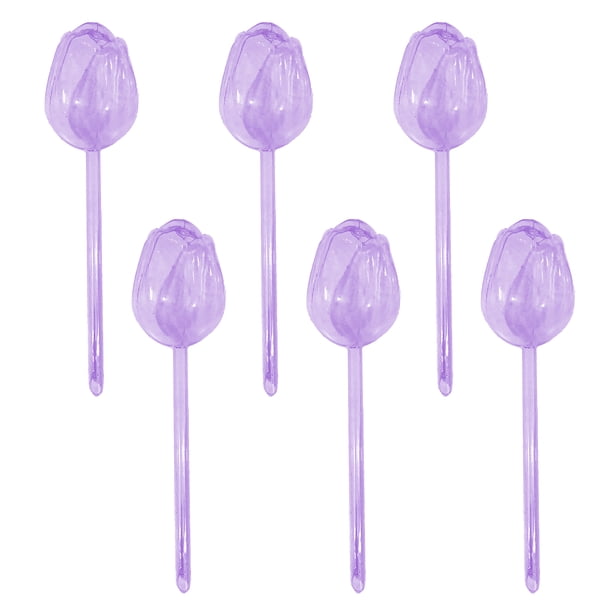 Bulbos de riego automático, globos de riego con forma de tulipán, dispositivos de riego automático para plantas de interior y exterior, jardinería doméstica.