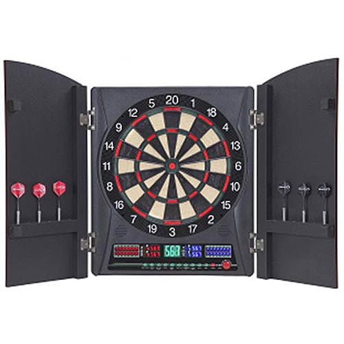 Bullshooter Marauder 5.0 Electronic Dartboard with Cabinet by Escalade Sports