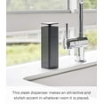 thumbnail image 4 of Yamazaki Home Push Soap Dispenser, Black, ABS Plastic, 8.5 fluid oz., 250 milliliters, No Assembly, 4 of 7