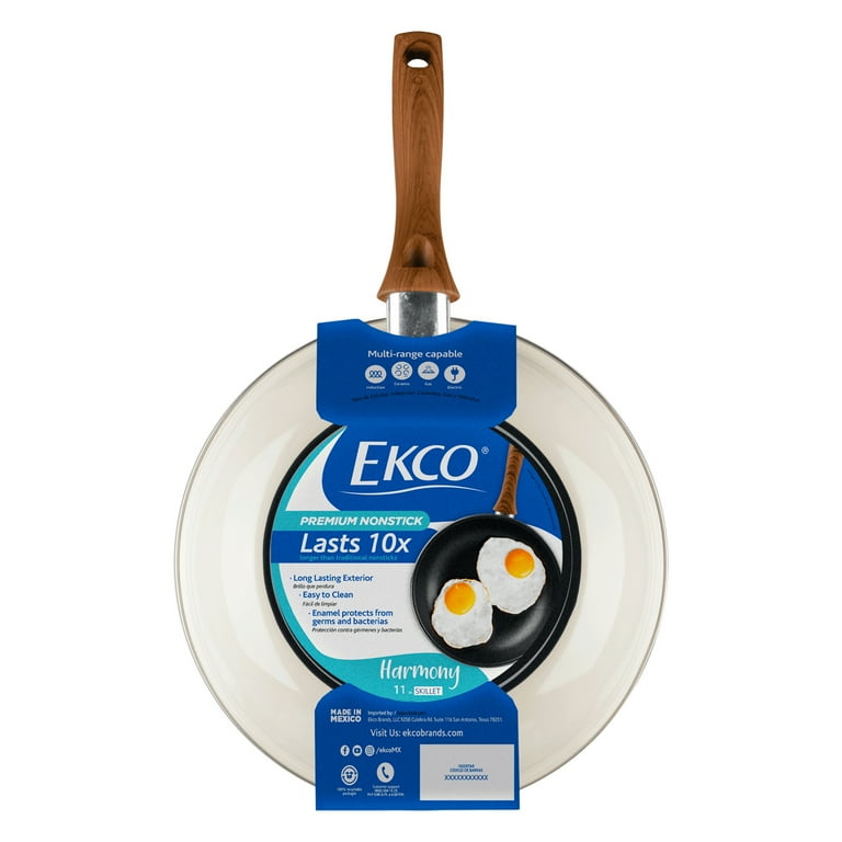 EKCO Harmony Pearl Skillet - Premium Enamel Steel - Walmart.com
