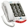 thumbnail image 2 of Clarity Amplified Corded Phone with Talk Back Numbers, White, 2 of 2