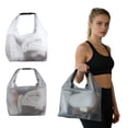 thumbnail image 6 of Moonsky Waterproof Dry Wet Separation Bag, Large Capacity EVA Storage Pouch for Gym Swimming Bathroom, Portable Hanging toiletry Organizer Gray M, 6 of 8