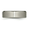 thumbnail image 4 of Titanium Satin & Polished with Diamonds 7mm Band, 4 of 11