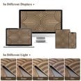 thumbnail image 6 of LOKHOM 8'x10' Faux Jute Outdoor Rugs, Geometric Area Rug for Living Room, Washable Non Slip Indoor Outdoor Carpet for Patio Backyard Bedroom, Multicolor Brown, 6 of 9