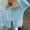 Light Blue, variant on Womens Oversized Cardigans Button Up Long Lantern Sleeve Chunky Knit Sweaters Casual Soft Fall Sweater Coats