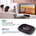 thumbnail image 4 of Amlogic S905X4 Android 11.0 TV Box MXIII X4 with 4GB RAM 32GB ROM 4K Ultra HD H.265 Dual Band WiFi BT 4.0 Media Box 2.4/5Ghz WiFi 1000M LAN, 4 of 7