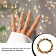 thumbnail image 4 of keepw Bague Vintage Exquise Décors de Robe Rétro Ornement de Main Bagues en Laiton pour Dames Cadeaux Accessoire de Mode Cadeau d'Anniversaire Tel Qu'illustré S, 4 of 6