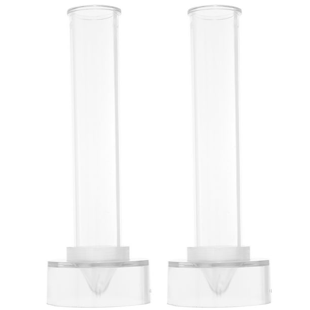 Molde acrílico práctico para hacer velas, 2 uds., molde cónico para velas Diy acrílico