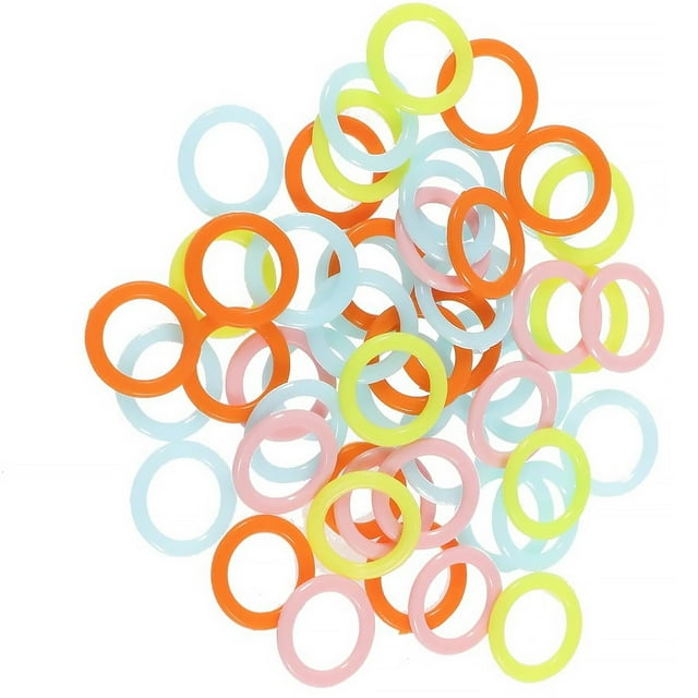 keepw 100pcs Stitch Maker Knitting Crochet Plastic Locking Knitting Assistant Tool No.01