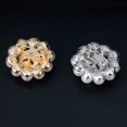 thumbnail image 5 of Ayyufe Flower Rhinestone Imitation Pearl Brooch Pin DIY Bridal Wedding Bouquet, 5 of 6