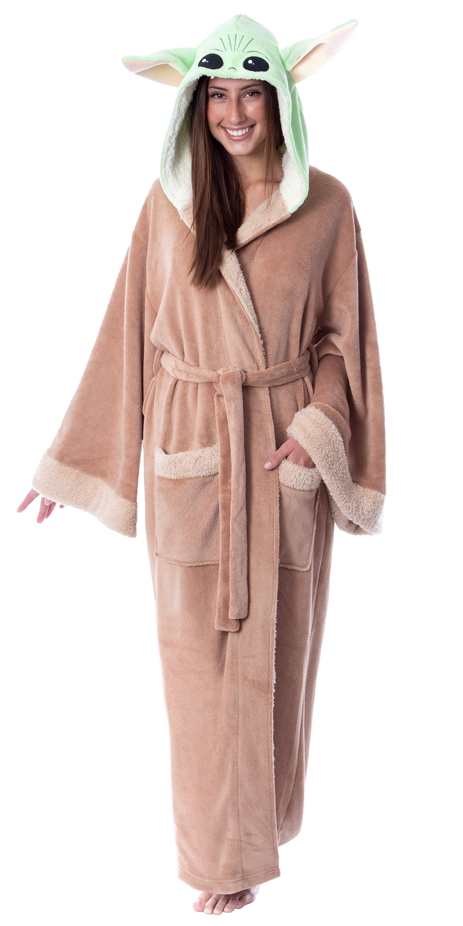 Star Wars The Mandalorian Grogu Baby Yoda Costume Adult Robe Hooded