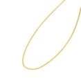 thumbnail image 4 of Sterling Silver and Gold Plated Curb ( Flat ) Link Chain Necklaces - 3.00MM Thick - 30 Inches, 4 of 6