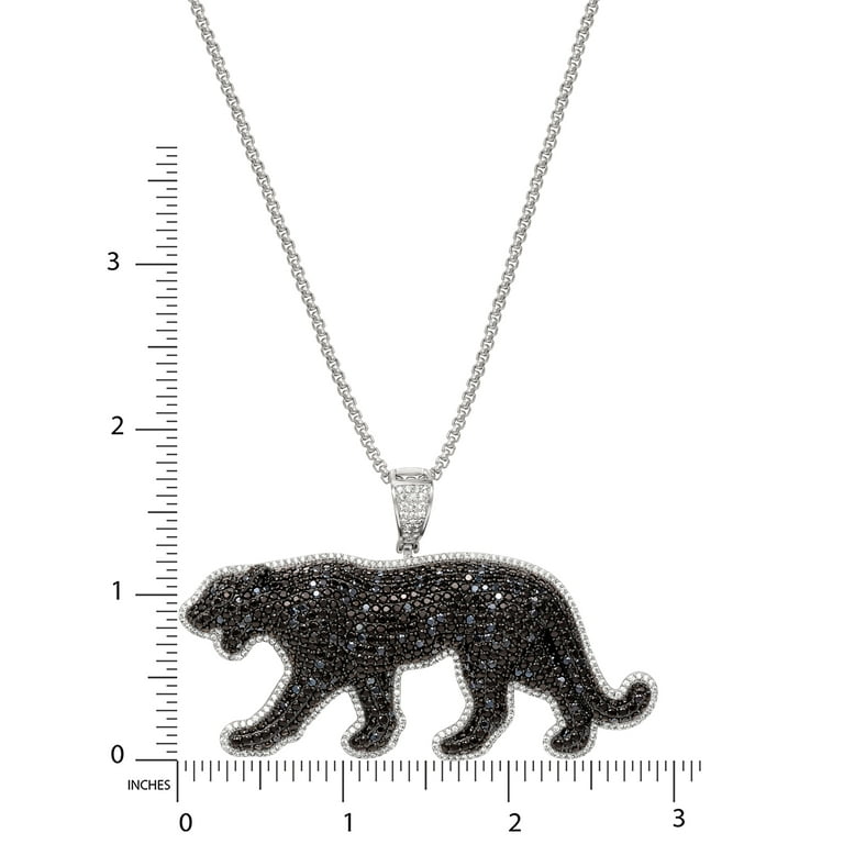 Black panther outlet diamond necklace