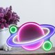 thumbnail image 4 of Lámpara de neón LED Planet señal de neón arcoíris decoración de Tmvgtek Bar Fiesta en casa luz de pared iluminación de neón de Navidad lámpara de decoración, 4 of 9