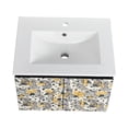 thumbnail image 6 of 24'' Floating Vanity with Soft-Closing Doors | Provide Ample Storage Space | Ceramic Sink with Smooth Surface | Reduce Environmental Impact, 6 of 7