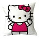 thumbnail image 1 of Funda de almohada de Hello Kitty para niña, bonito diseño de corazón Rosa Sanrio Kawaii, foto personalizada y creativa, regalo DIY, 45x45cm, 1 of 4